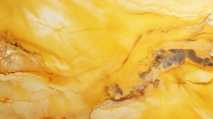 Yellow marbled stone texture wallpaper with ample copy space
