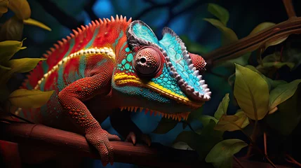 Gordijnen chameleon © Ziyan Yang