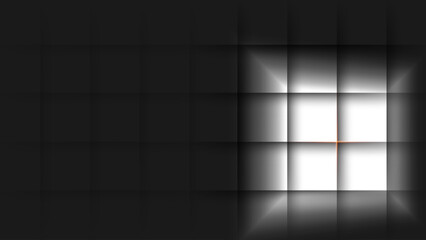 Abstract simple square shiny windows vector background