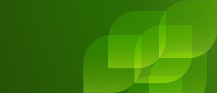 Modern leaf green abstract background. Vector illustration template for presentation, web, banner, cover, card.