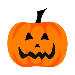 Halloween Orange Pumpkin Monster PNG