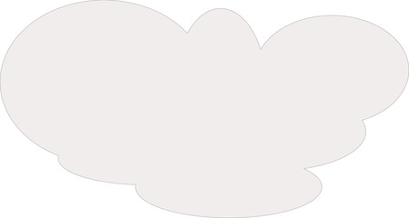 illustration of wavy white clouds