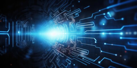 Obraz premium abstract technology background