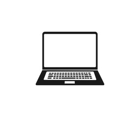 Laptop icon. Laptops or notebook computer. Laptop in flat style isolated on white background vector design and illustration.
