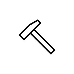 hammer icon design, illustration design