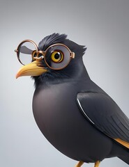 Myna the Stylish Sage - The Perfect Blend of Intelligence and Elegance