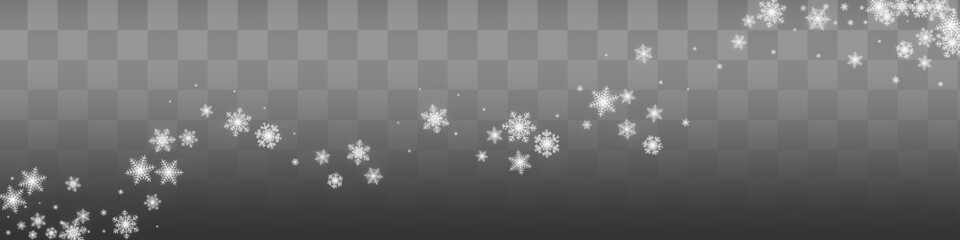 Silver Snow Vector Red Panoramic Background.