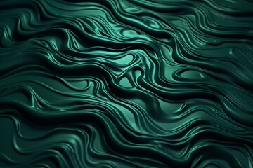 An AI Generated image of green wrinkled surface