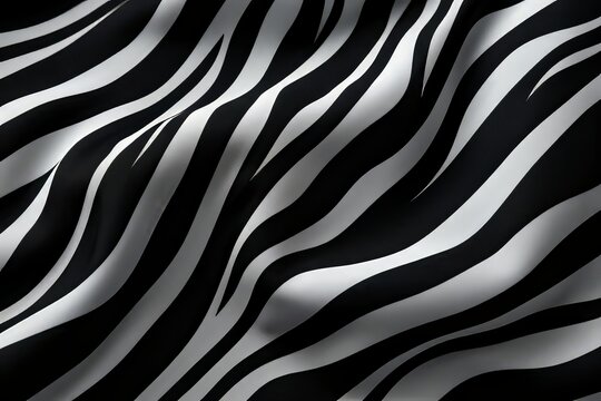 An AI Generated image of a zebra pattern surface © MeSSrro