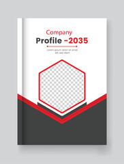 vector annual report and book cover design template 
