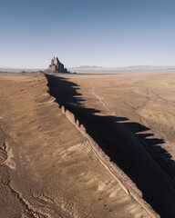 ship rock, new mexico, usa