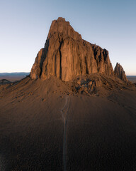 ship rock, new mexico, usa