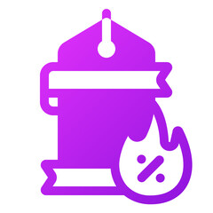 Discount Tag Gradient Icon
