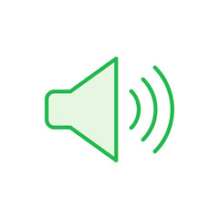 Speaker icon set. volume icon vector. loudspeaker icon vector. sound symbol