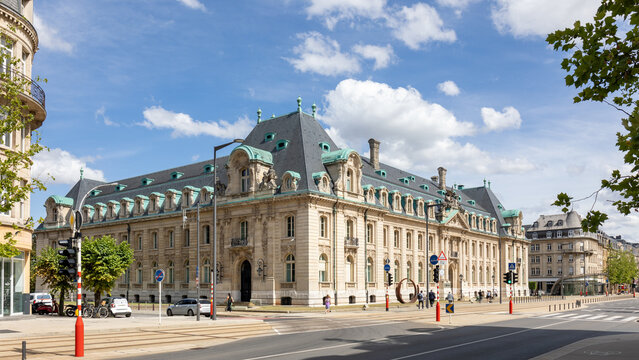 Head office of one of the largest steel companies in the Luxembourg capital Luxembourg