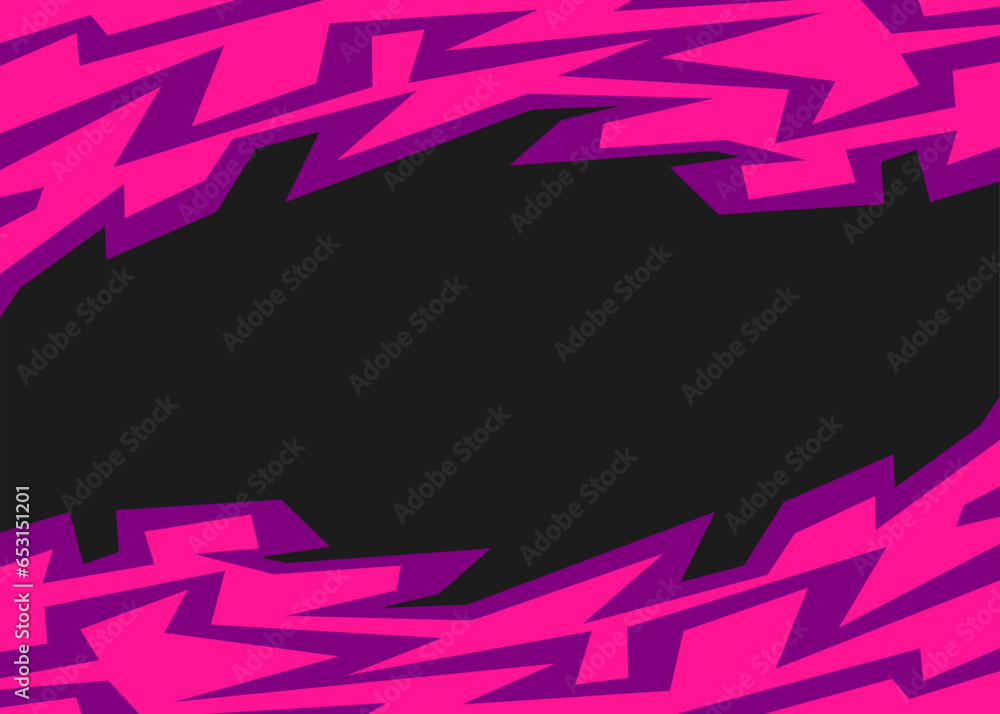Poster abstract background with geometric sharp and spike line pattern and with some copy space area