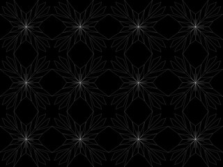 black and white seamless pattern