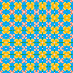 Beautiful seamless pattern design for decorating, backdrop, fabric, wallpaper and etc.