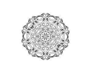 Mandala. Round Ornament Pattern. Flower Mandala. Vintage decorative elements. Oriental pattern, vector illustration. Islam, Arabic, Indian, moroccan,spain, turkish, pakistan, chinese, mystic, ottoman 