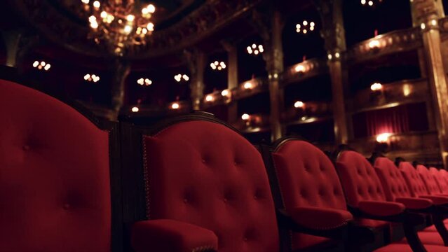 Interior view of the opera house