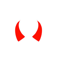 Red Devil Horn Vector 