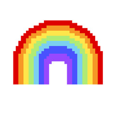 rainbow pixel