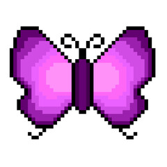 pixel butterfly