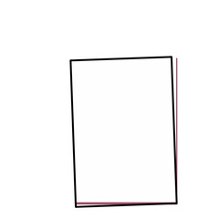 Square Flat Line Frame 