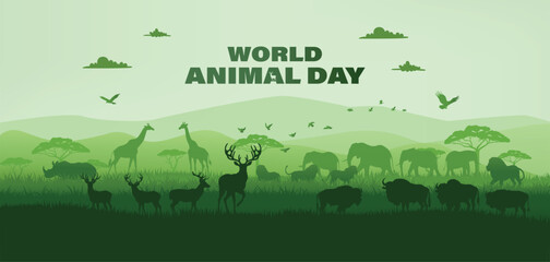 World Wildlife and animals day. - 653157224