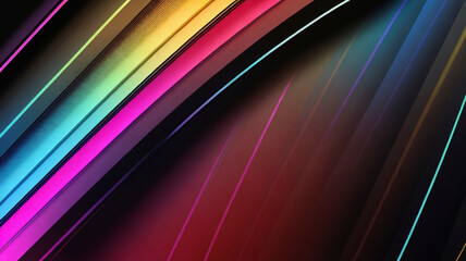 Abstract rainbow background with some smooth lines in it.