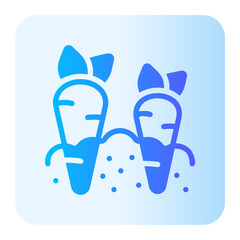 carrots gradient icon