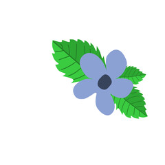 Flower With Leaves 