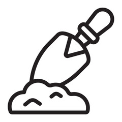 digging line icon