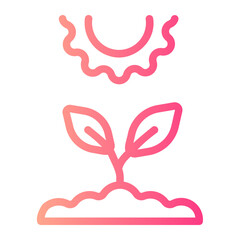 sprout gradient icon