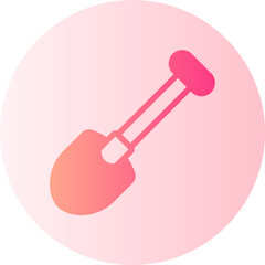 shovel gradient icon
