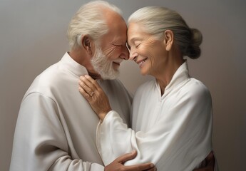 Elderly married couple