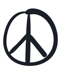 Peace Logo Symbol - obrazy, fototapety, plakaty