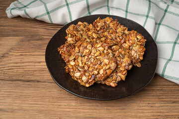 Pumpkin Seeds Cookies, Pepita Grains Biscuit, Healthy Cereal Crackers, Homemade Pumpkin Seed Cookie