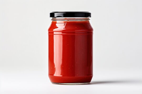glass jar with red pepper