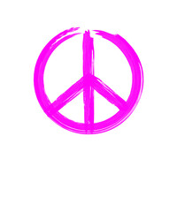 Peace Logo Symbol pink