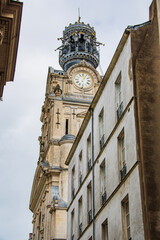 clock tower of the church of st john the baptist