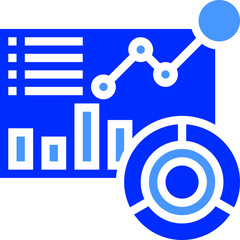 illustration of a icon analysis reports