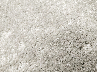 A fluffy beautiful carpet. Copy space. Flat lay, top view.
