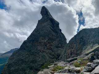 Obraz premium L'aiguillette d'Argentière dans les Alpes françaises