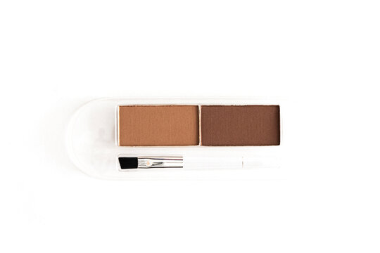 Eyebrow shaow palette , two tone with brush