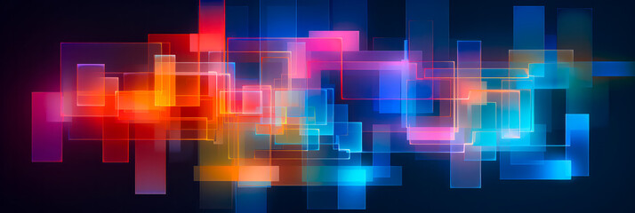 abstrakter Hintergrund mit geometrischen Elementen. Generiert mit KI