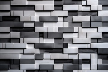 A black and white wall