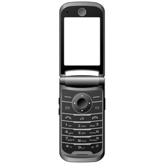 flip phone illustration