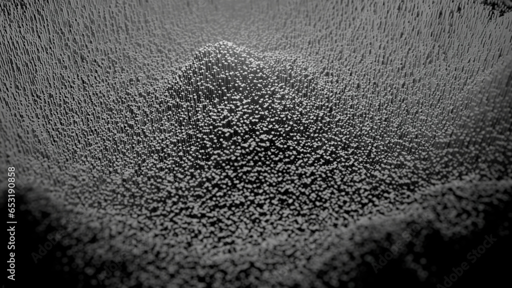 Poster the paint has spread. design. multicolored spots splashing in different directions in the animation.
