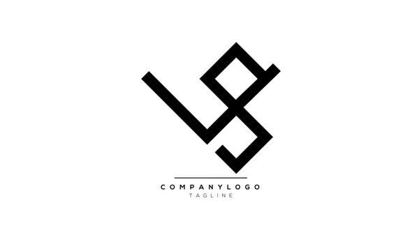 Alphabet letters Initials Monogram logo VS,VS  INITIAL,VS  letter